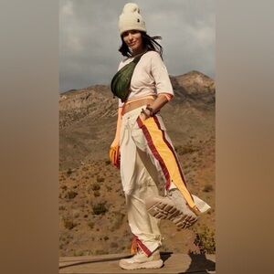 NWT FREE PEOPLE Movement End Zone Pants - Magnolia Combo $98MSRP